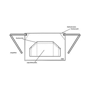 Le Chef Utility Waist Apron - Khaki