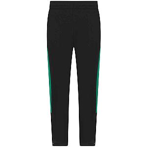 Finden + Hales Kids Knitted Tracksuit Pants - Black/Emerald