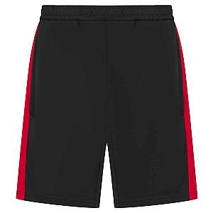 Finden + Hales Kids Knitted Shorts - Black/Red