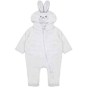 Larkwood Baby/Toddler Rabbit All In One - White