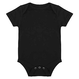 Larkwood Essential Short Sleeve Baby Bodysuit - Black