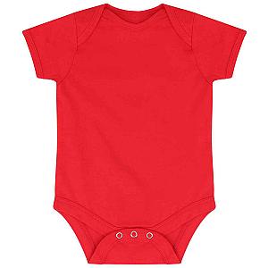 Larkwood Essential Short Sleeve Baby Bodysuit - Red