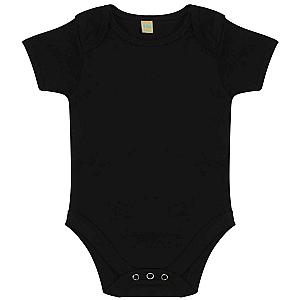 Larkwood Short Sleeve Baby Bodysuit - Black