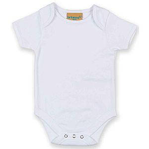 Larkwood Short Sleeve Baby Bodysuit - White