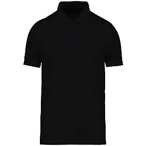 Native Spirit Jersey Polo Shirt - Black