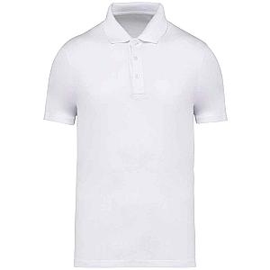Native Spirit Jersey Polo Shirt - White