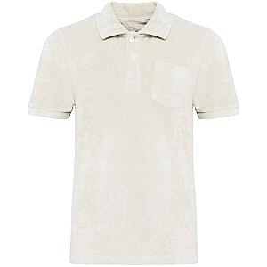 Native Spirit Kids Terry Towel Polo Shirt - Ivory