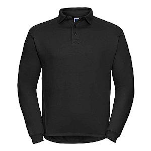 Russell Heavy Duty Collar Sweatshirt - Black