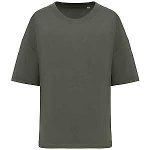 Native Spirit Ladies Oversized T-Shirt - Organic Khaki
