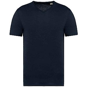 Native Spirit Raw Edged T-Shirt - Navy