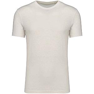 Native Spirit Unisex Organic Cotton Linen Blend T-Shirt - Ivory