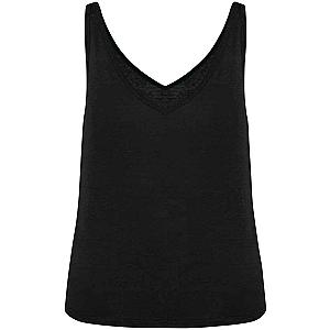 Native Spirit Ladies Linen Tank Top - Black