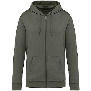 Native Spirit Unisex Full Zip Hoodie - Organic Khaki