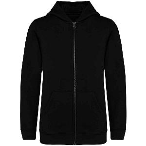Native Spirit Kids Full Zip Hoodie - Black