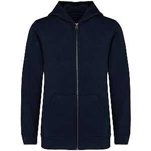 Native Spirit Kids Full Zip Hoodie - Navy