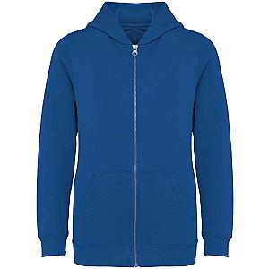 Native Spirit Kids Full Zip Hoodie - Sea Blue