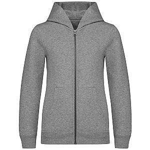 Native Spirit Kids Full Zip Hoodie - Moon Grey Heather