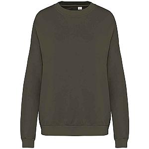 Native Spirit Unisex Terry 280 Oversized Sweatshirt - Washed Organic Khaki