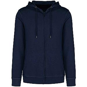 Native Spirit Unisex Terry 280 Zip Up Hoodie - Washed Navy