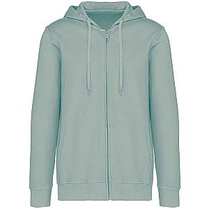 Native Spirit Unisex Terry 280 Zip Up Hoodie - Washed Jade Green