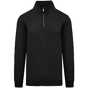 Native Spirit 1/4 Zip Sweatshirt - Black