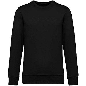 Native Spirit Unisex French Terry Crew Neck Sweatshirt - Black