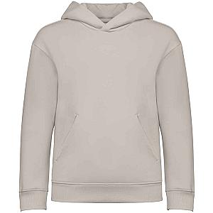 Native Spirit Kids Oversized Hooded Sweatshirt - Ivory