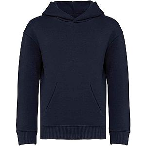 Native Spirit Kids Oversized Hooded Sweatshirt - Navy