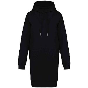 Native Spirit Ladies Hooded Dress - Black