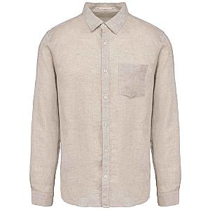 Native Spirit Long Sleeve Linen Shirt - Linen