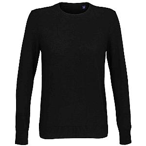 NEOBLU Ladies Stuart Round Neck Sweater - Deep Black