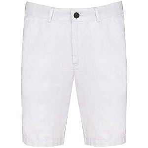 Native Spirit Linen Bermuda Shorts - White