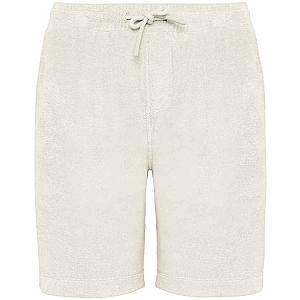 Native Spirit Kids Drawcord Terry Towel Shorts - Ivory