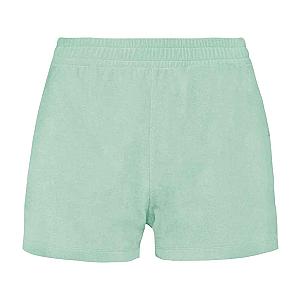 Native Spirit Ladies Terry Towel Shorts - Brook Green
