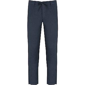 Native Spirit Faded Linen Trousers - Washed Navy