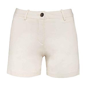 Native Spirit Ladies Chino Shorts - Ivory