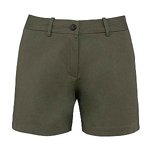 Native Spirit Ladies Chino Shorts - Organic Khaki