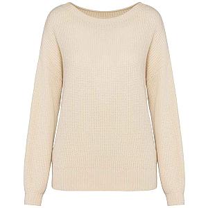 Native Spirit Ladies Merino Wool Sweater - Ivory
