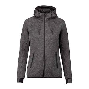 Proact Ladies Performance Hooded Jacket - Deep Grey Heather