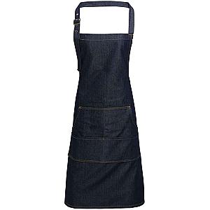 Premier Denim Bib Apron - Indigo Denim