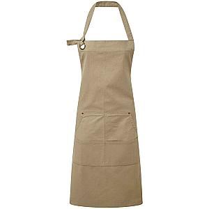 Premier Calibre Heavy Canvas Pocket Apron - Khaki