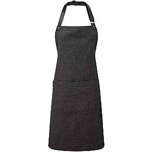 Premier Annex Oxford Bib Apron - Black