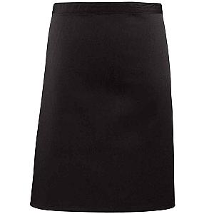 Premier 'Colours' Mid Length Apron - Black
