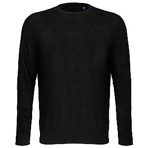 NEOBLU Stuart Round Neck Sweater - Deep Black