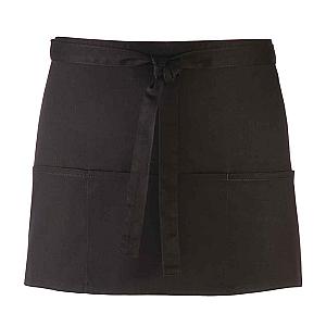 Premier 'Colours' 3 Pocket Apron - Black