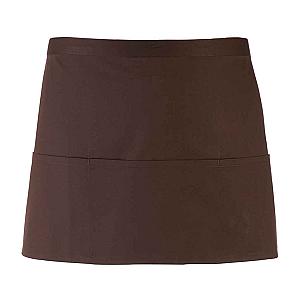 Premier 'Colours' 3 Pocket Apron - Brown