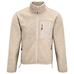 SOL'S Unisex Fury Sherpa Jacket - Shear Beige/Beige