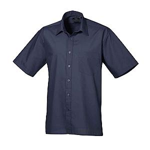 Premier Short Sleeve Poplin Shirt - Navy