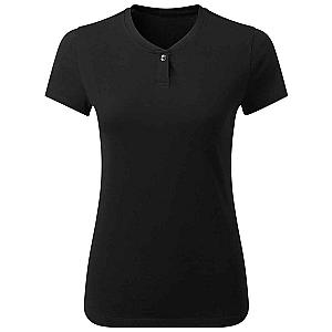 Premier Ladies Cotton Rich Comis T-Shirt - Black