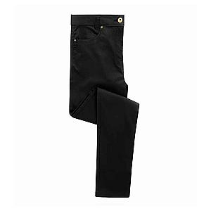 Premier Ladies Performance Chino Jeans - Black